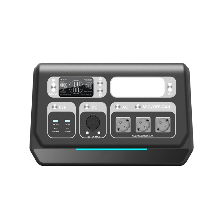 2048WH 2200W Portable Power Bank With WIFI