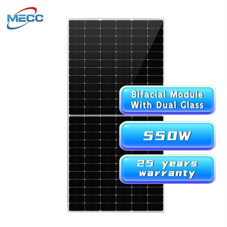 580W Mono Solar Panel Bifacial